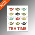 Tea Time Canvas Art for Wall / Wholesale Vintage Décoration Peinture / Roll Canvas Printing Dropship